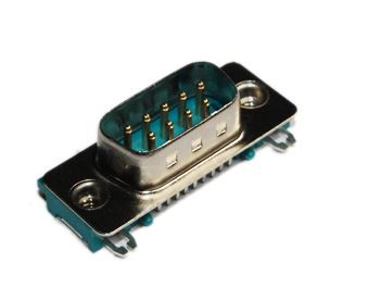 Slim 9P Right Angle DIP D-SUB Connector