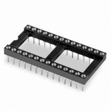 2,54 mm ravna DIP dvostruka utičnica